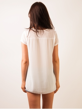 Bluza Cu Voal La Spate 